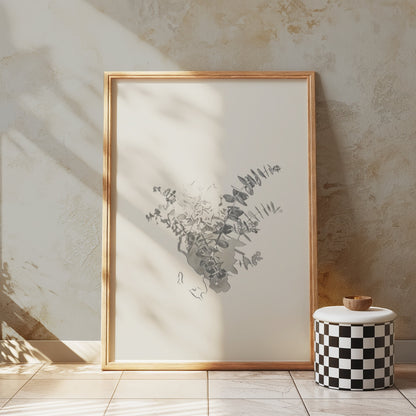 Premium Poster of Abstract Botanical Art Aesthetic Minimalist Posters