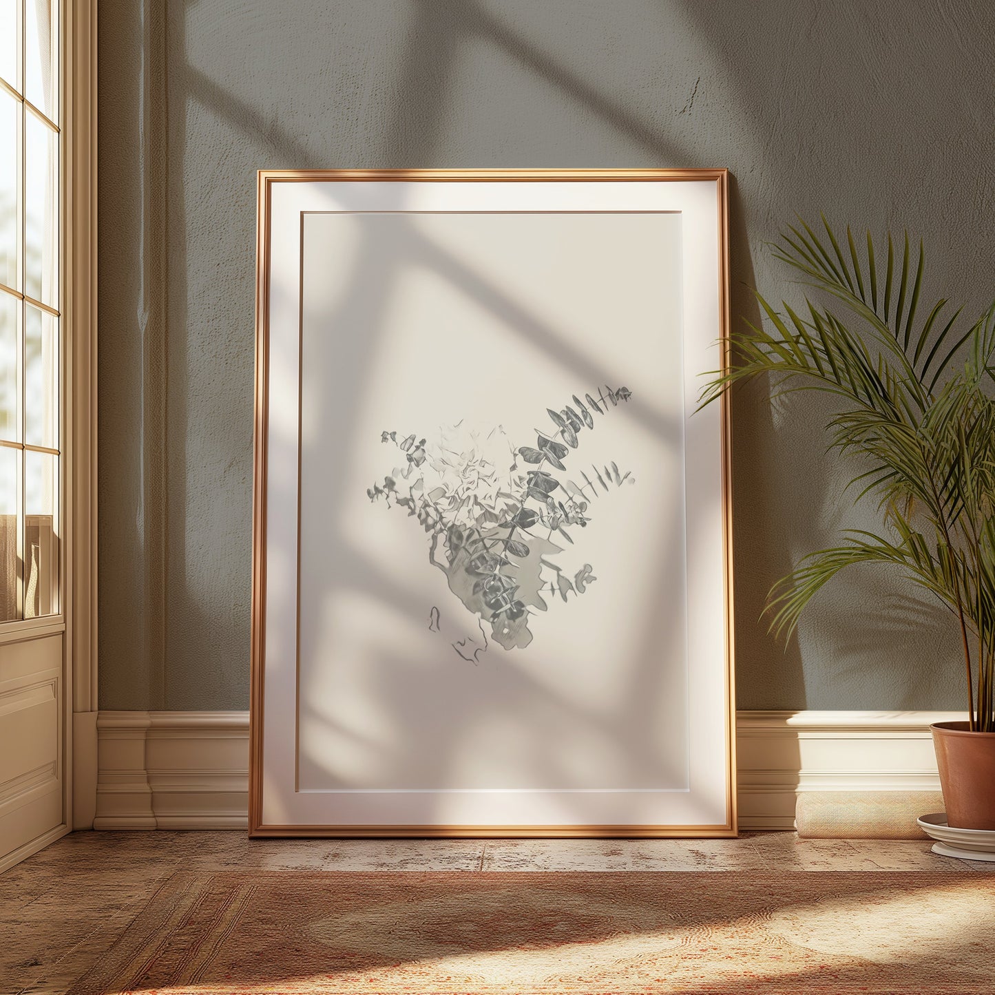 Premium Poster of Abstract Botanical Art Aesthetic Minimalist Posters