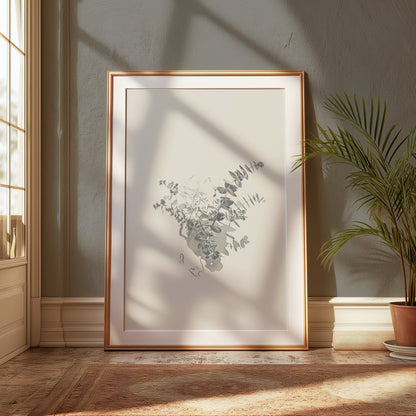 Premium Poster of Abstract Botanical Art Aesthetic Minimalist Posters