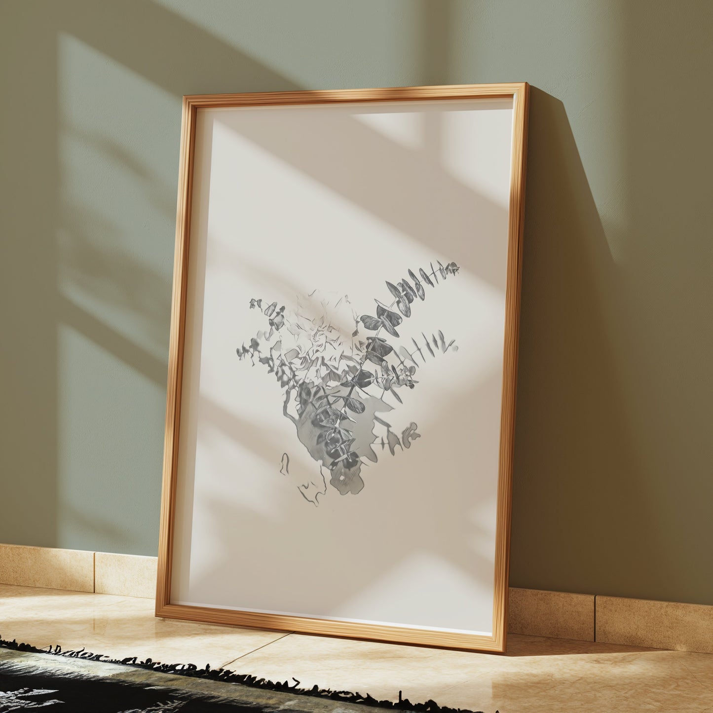 Premium Poster of Abstract Botanical Art Aesthetic Minimalist Posters