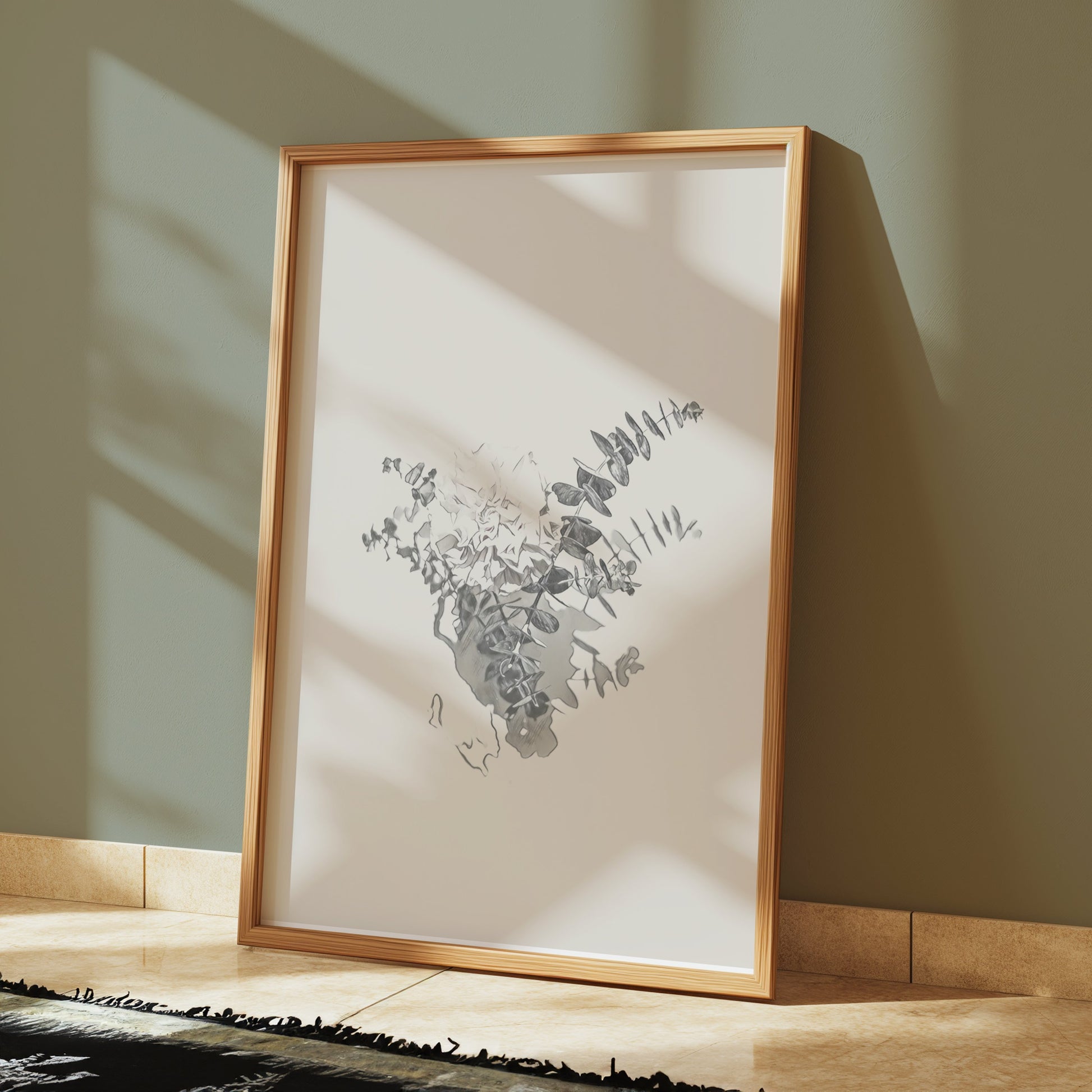 Premium Poster of Abstract Botanical Art Aesthetic Minimalist Posters