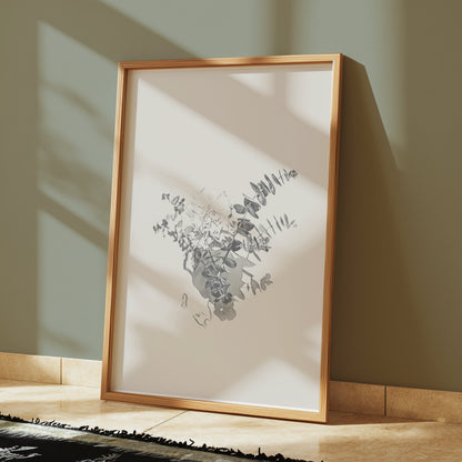 Premium Poster of Abstract Botanical Art Aesthetic Minimalist Posters