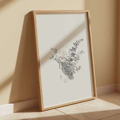 Premium Poster of Abstract Botanical Art Aesthetic Minimalist Posters