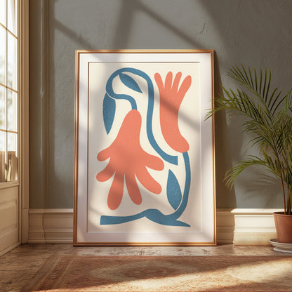 Premium Poster of Abstract Botanical Minimalist Art Print Posters