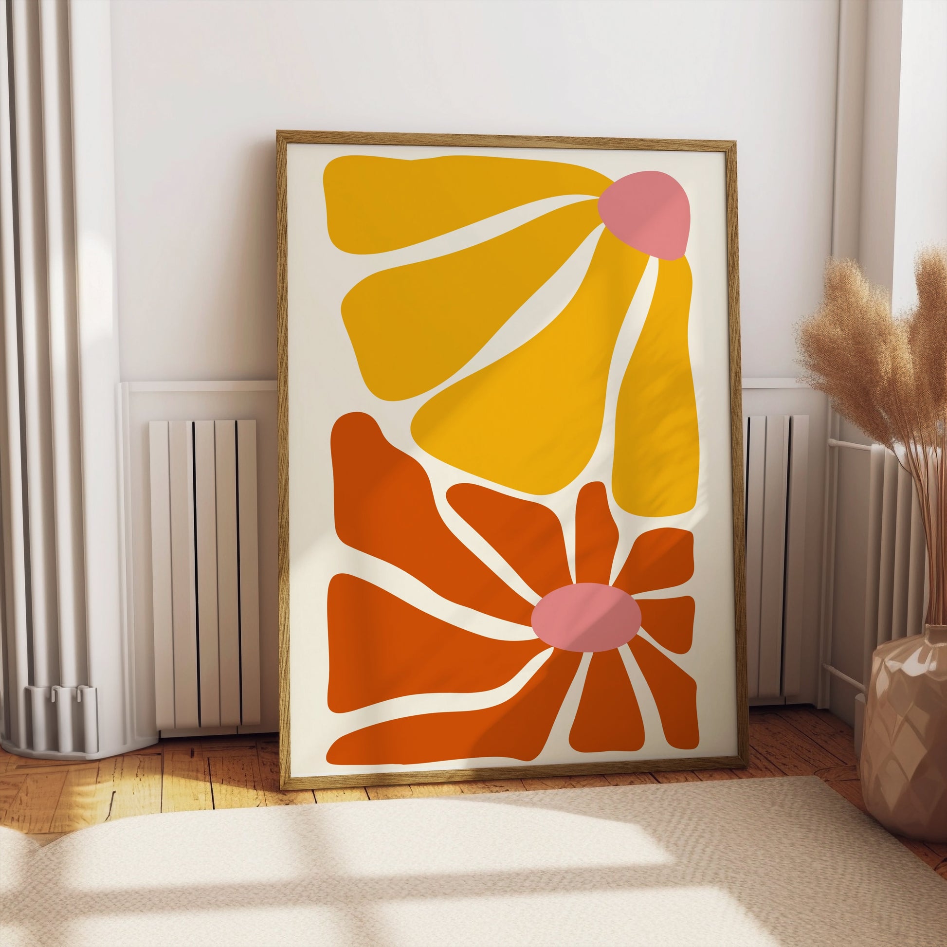 Premium Poster of Abstract Bright and Bold Mid Century Modern Art Posters