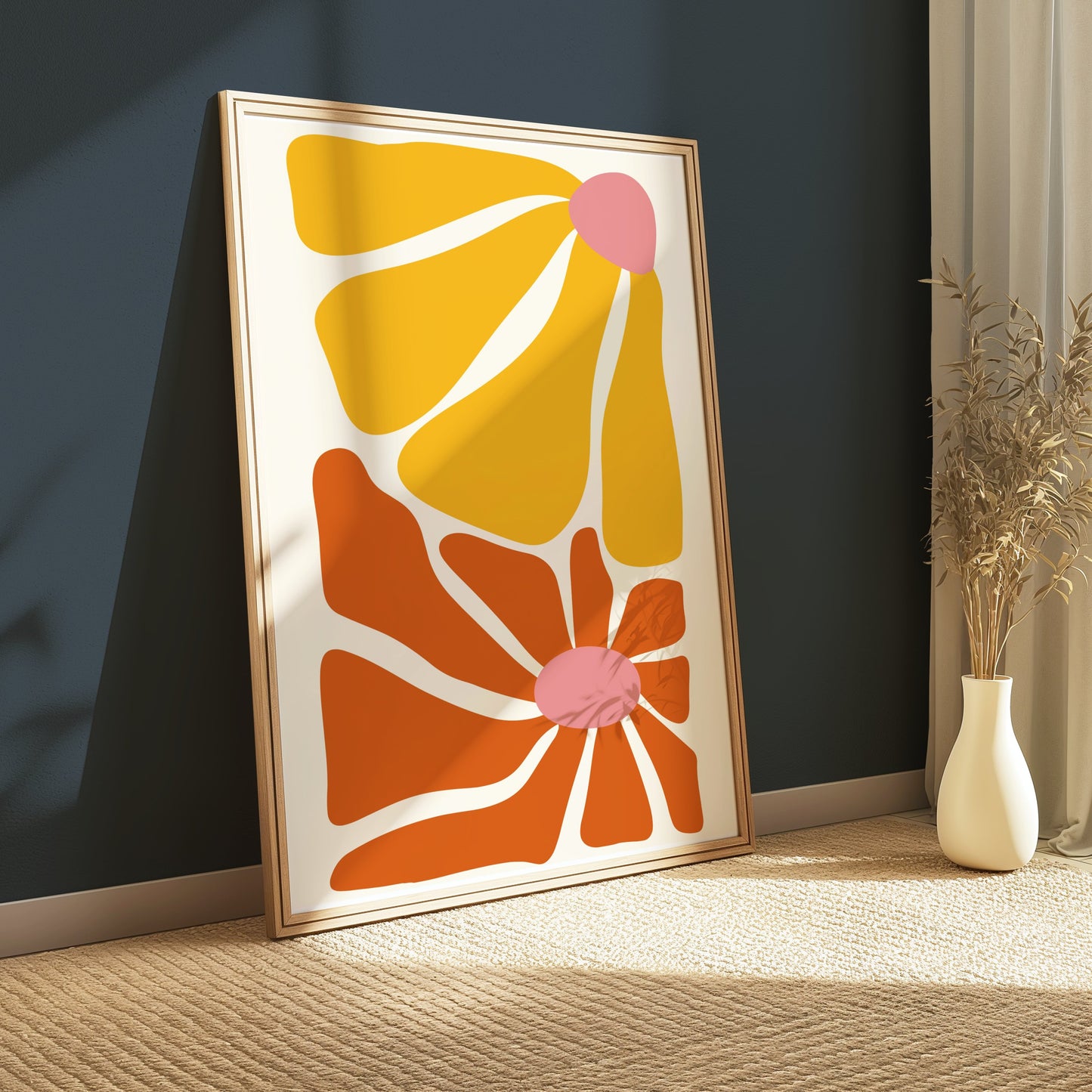 Premium Poster of Abstract Bright and Bold Mid Century Modern Art Posters