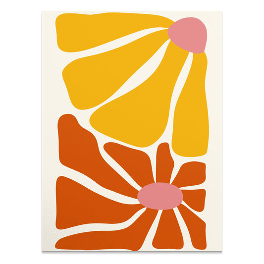 Premium Poster of Abstract Bright and Bold Mid Century Modern Art Posters