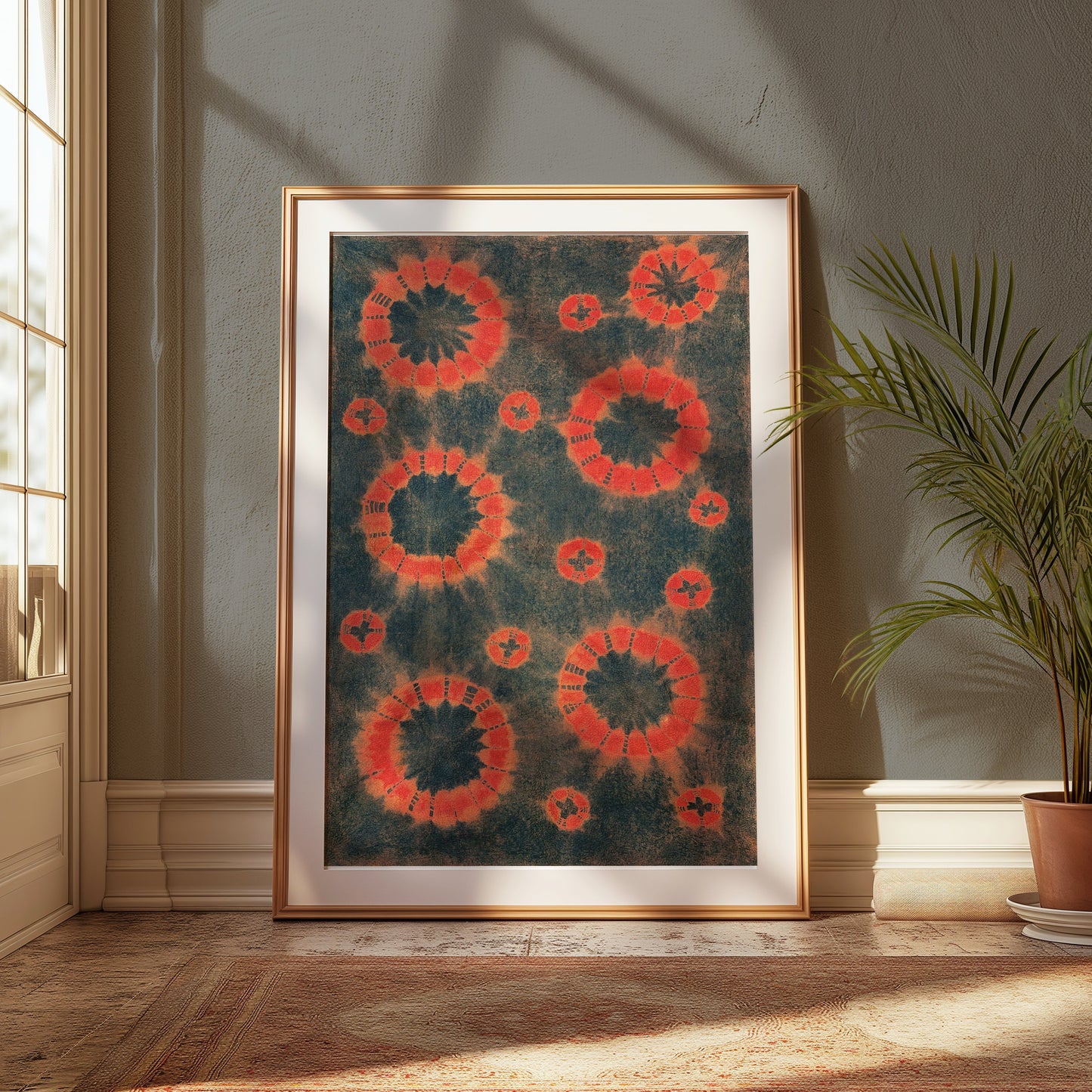 Premium Poster of Abstract Circular Tie Dye Art Print Posters