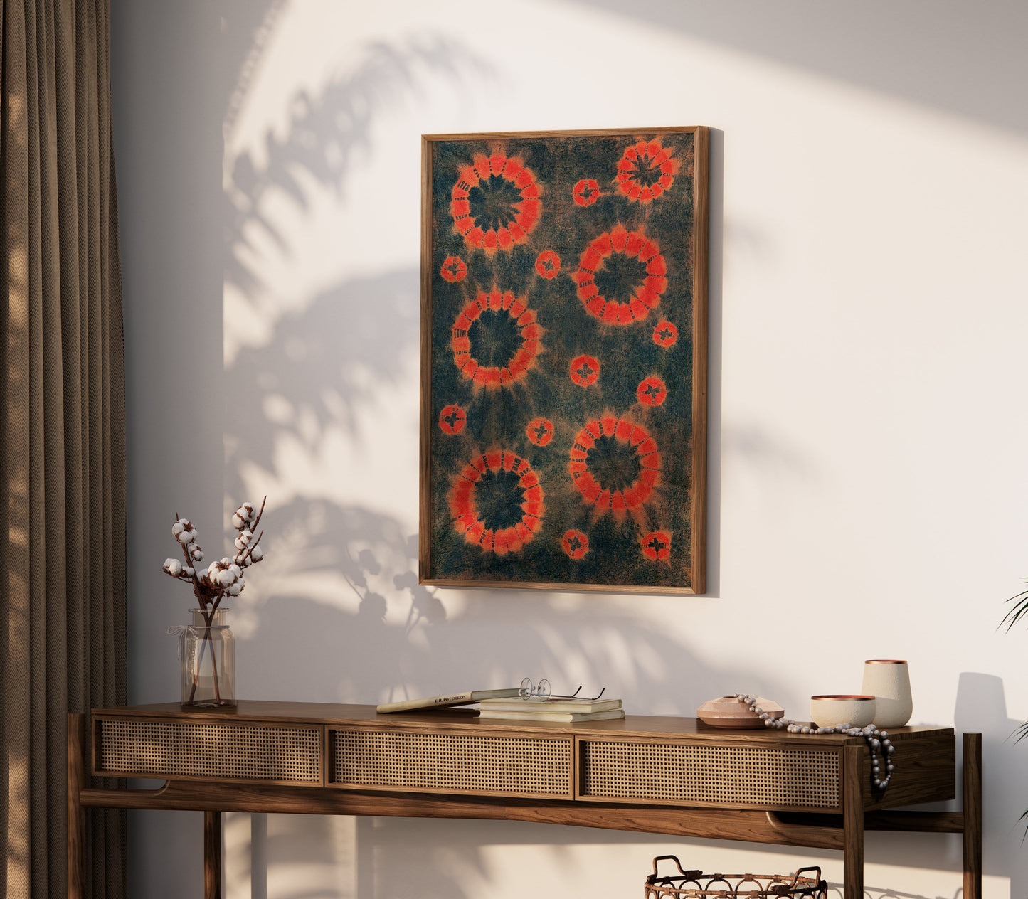 Premium Poster of Abstract Circular Tie Dye Art Print Posters