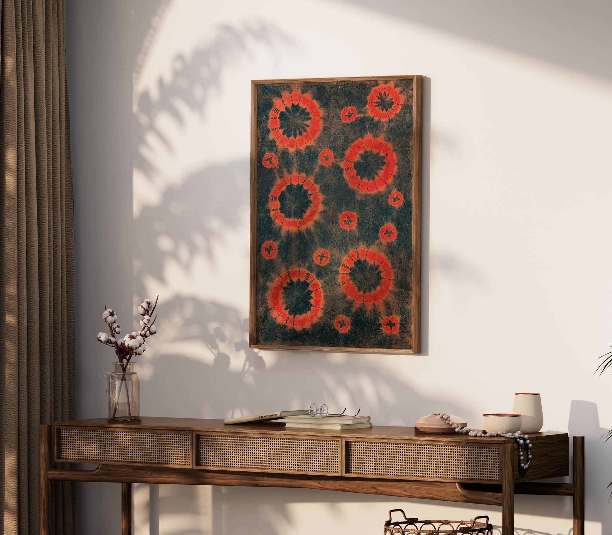 Premium Poster of Abstract Circular Tie Dye Art Print Posters