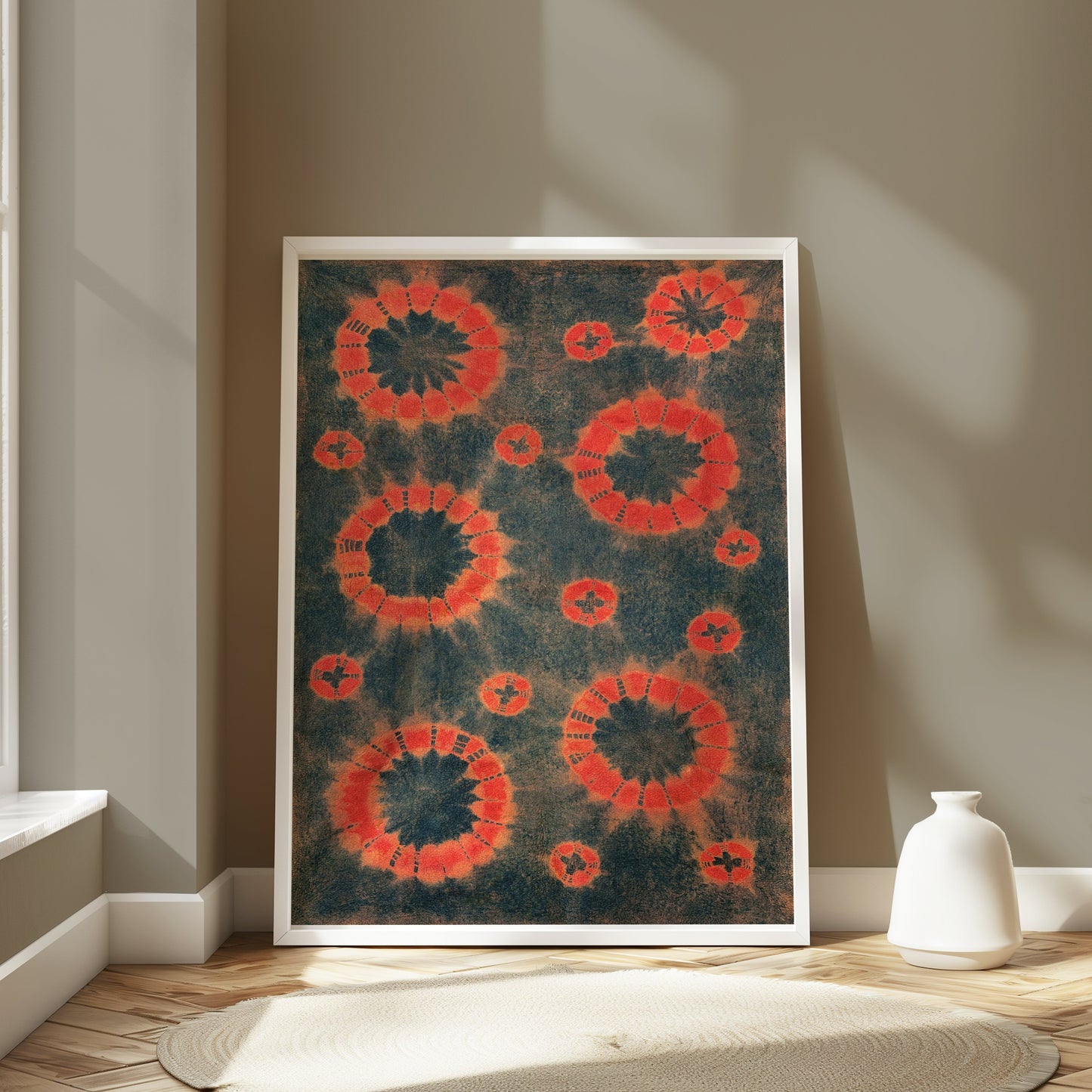 Premium Poster of Abstract Circular Tie Dye Art Print Posters