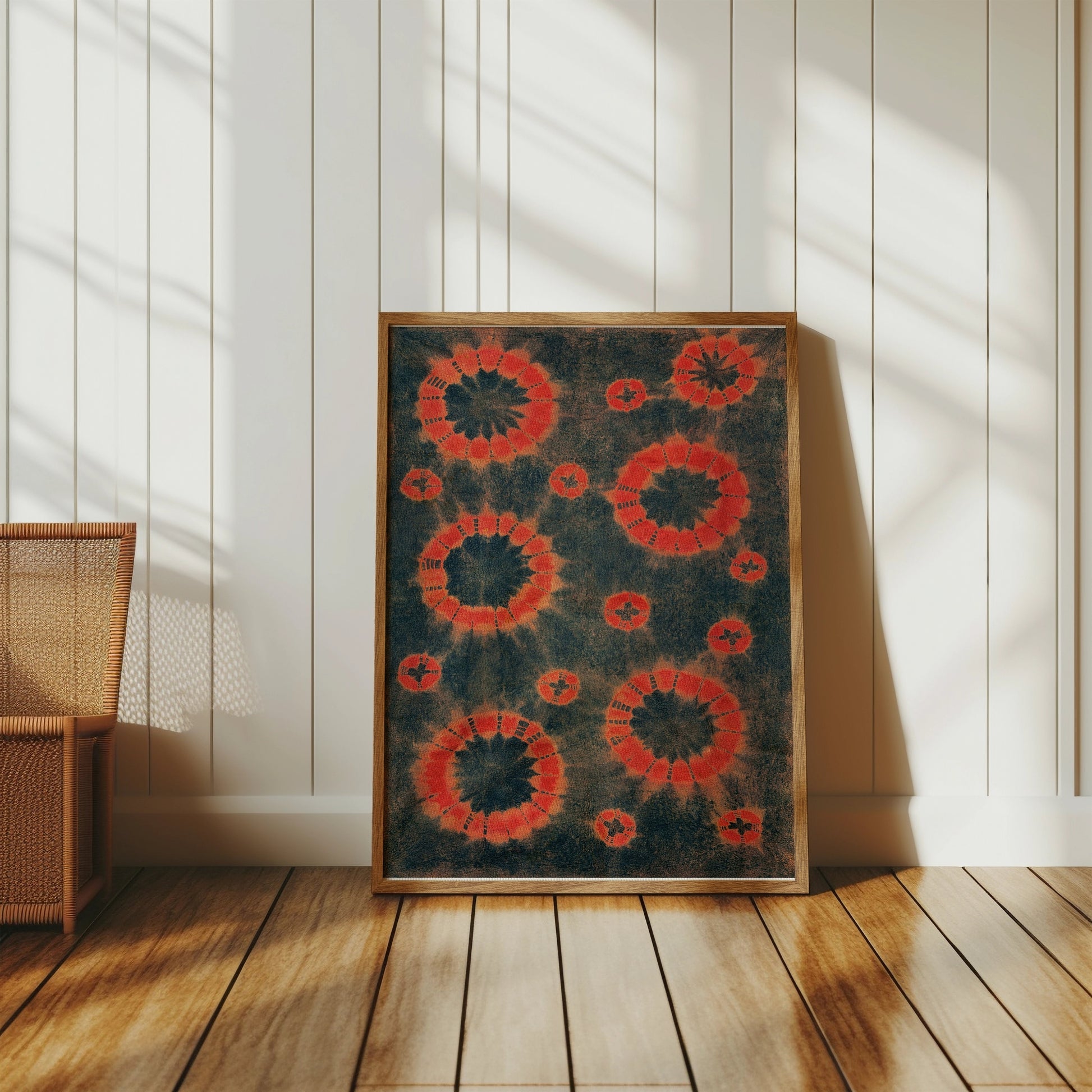 Premium Poster of Abstract Circular Tie Dye Art Print Posters