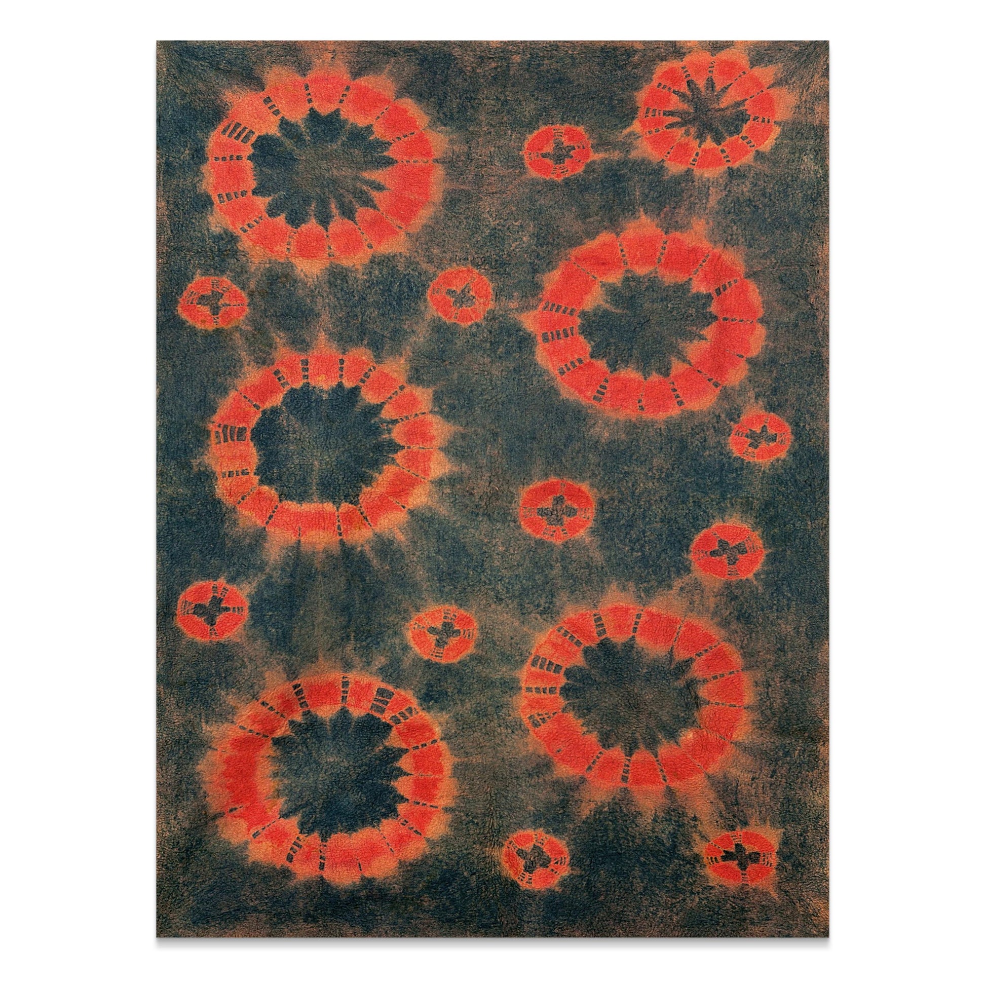 Premium Poster of Abstract Circular Tie Dye Art Print Posters