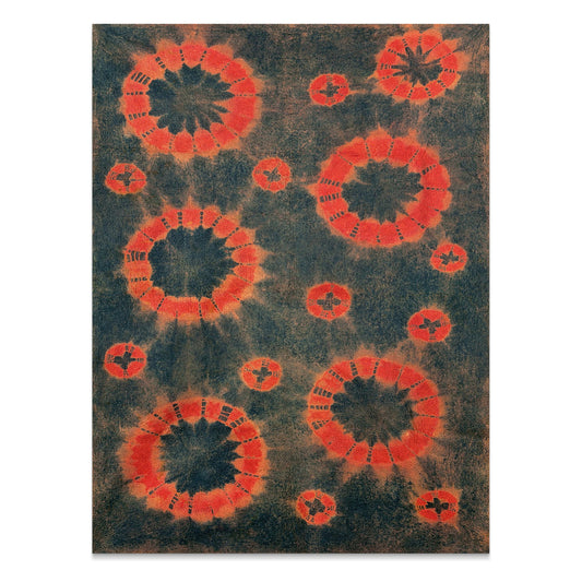 Premium Poster of Abstract Circular Tie Dye Art Print Posters