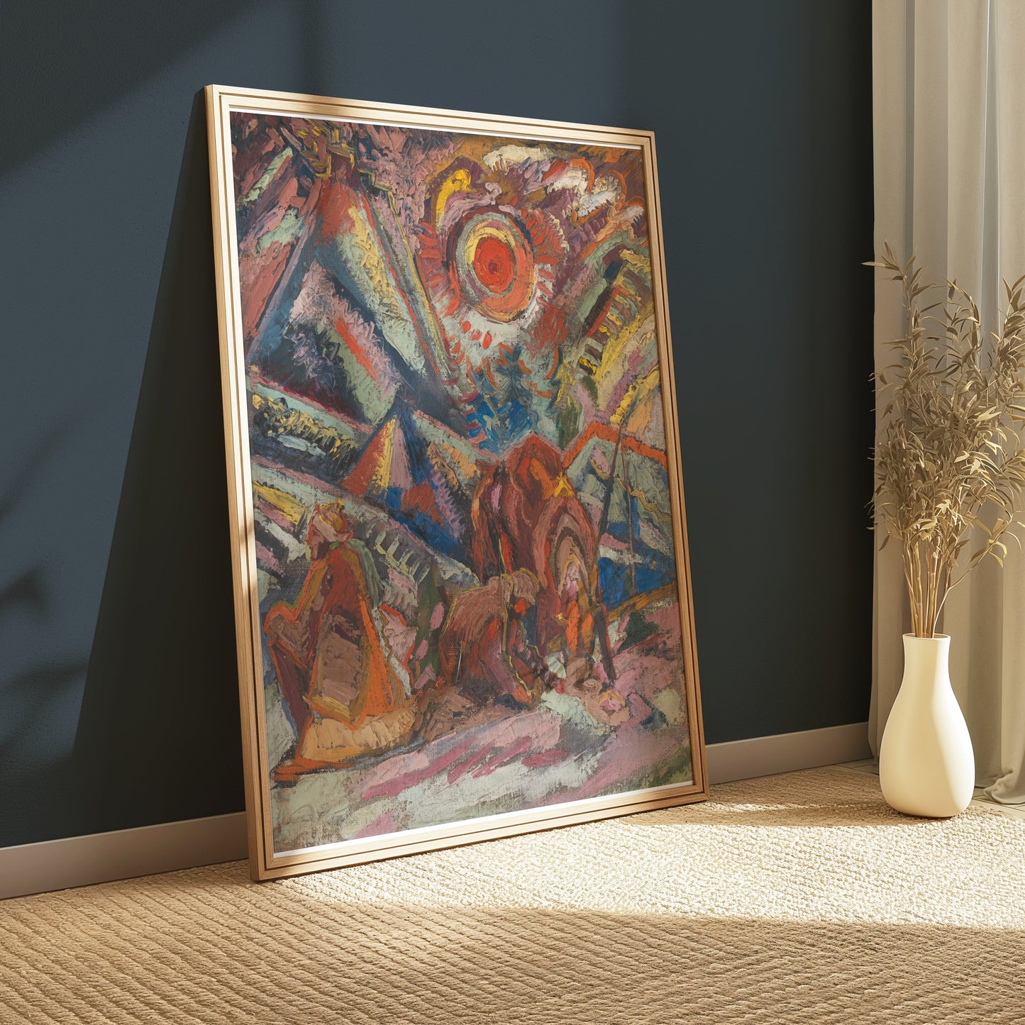 Premium Poster of Abstract Colorful Expressionist Artwork Posters