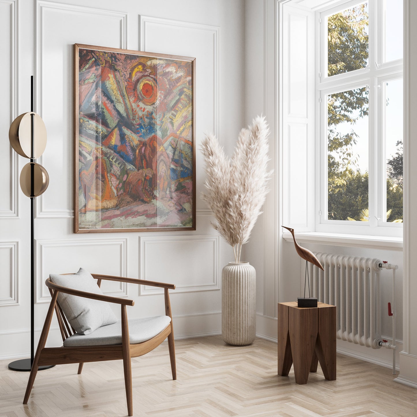 Premium Poster of Abstract Colorful Expressionist Artwork Posters