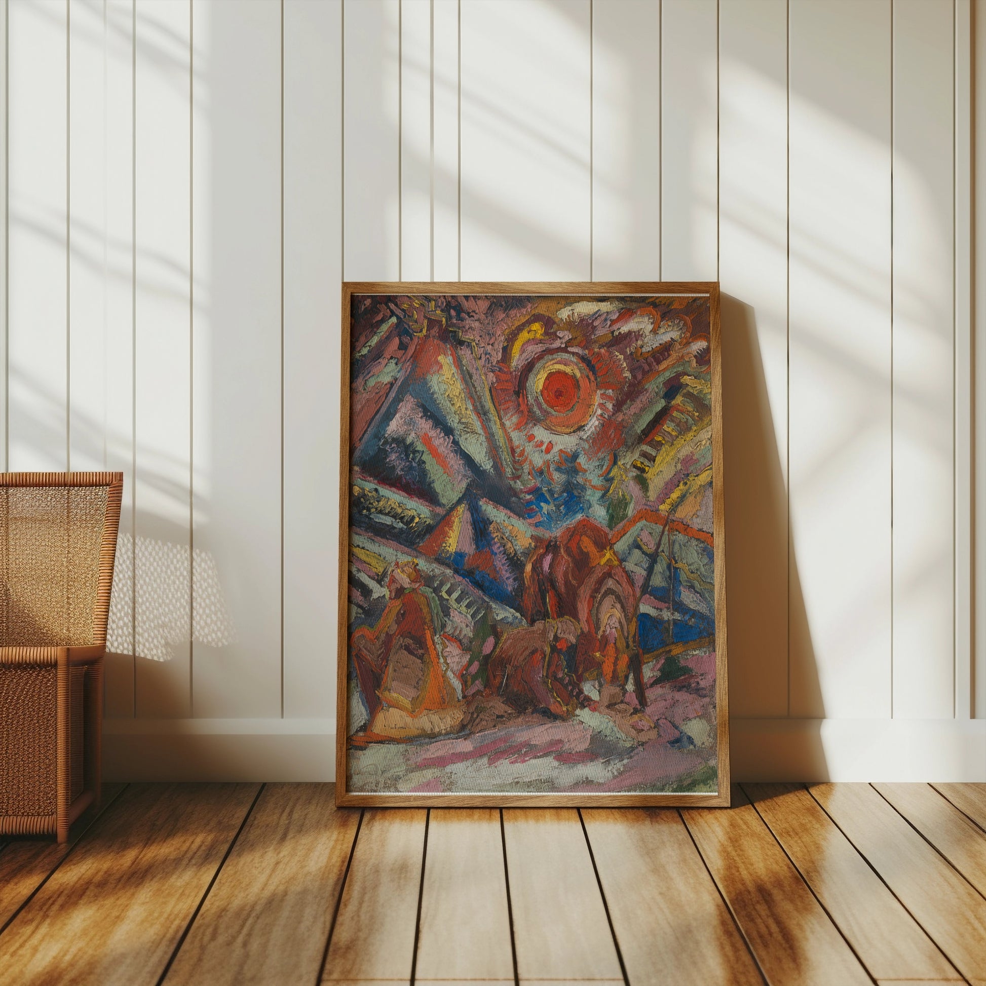 Premium Poster of Abstract Colorful Expressionist Artwork Posters