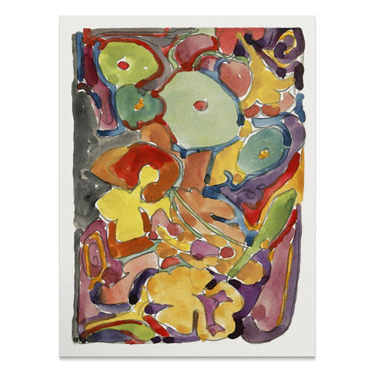 Premium Poster of Abstract Colorful Watercolor Art for Home Decor Posters