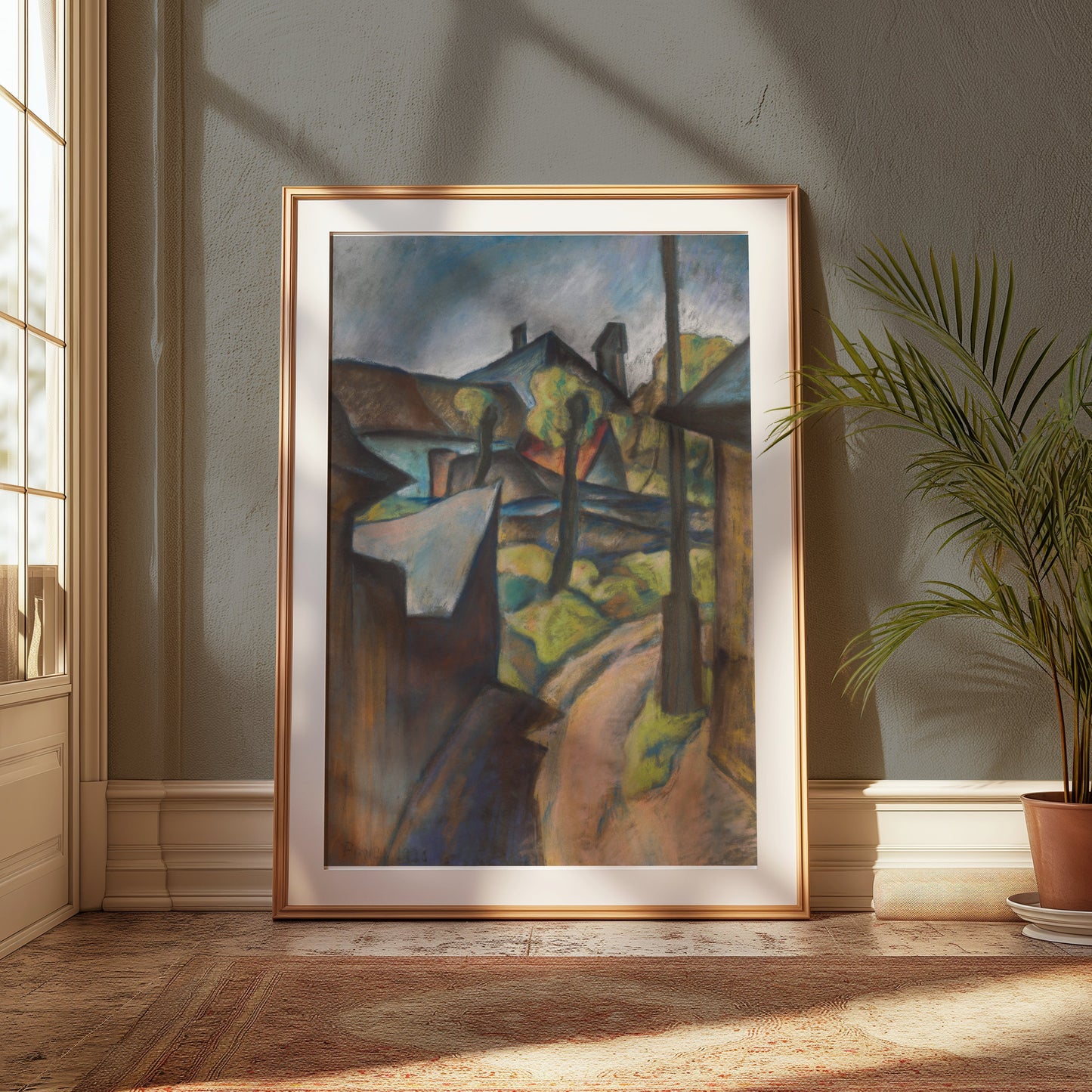 Premium Poster of Abstract Cultural Landscape Artwork Posters