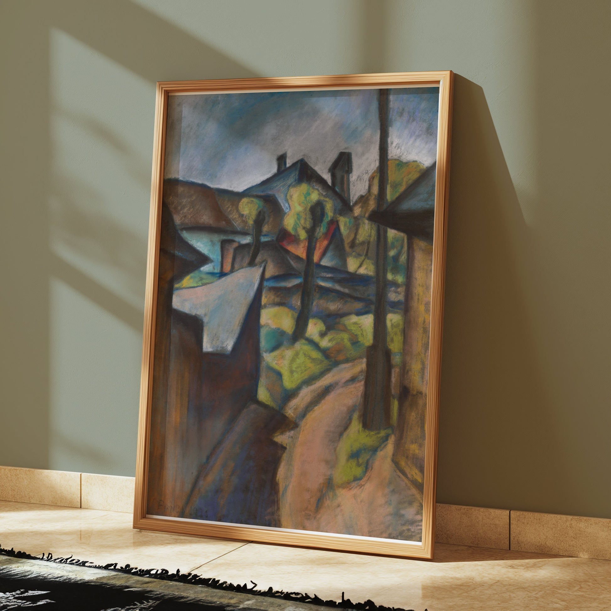 Premium Poster of Abstract Cultural Landscape Artwork Posters