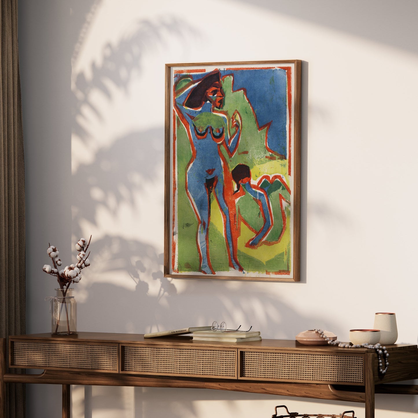 Premium Poster of Abstract Expressionist Art Vibrant Colors Wall Art Posters