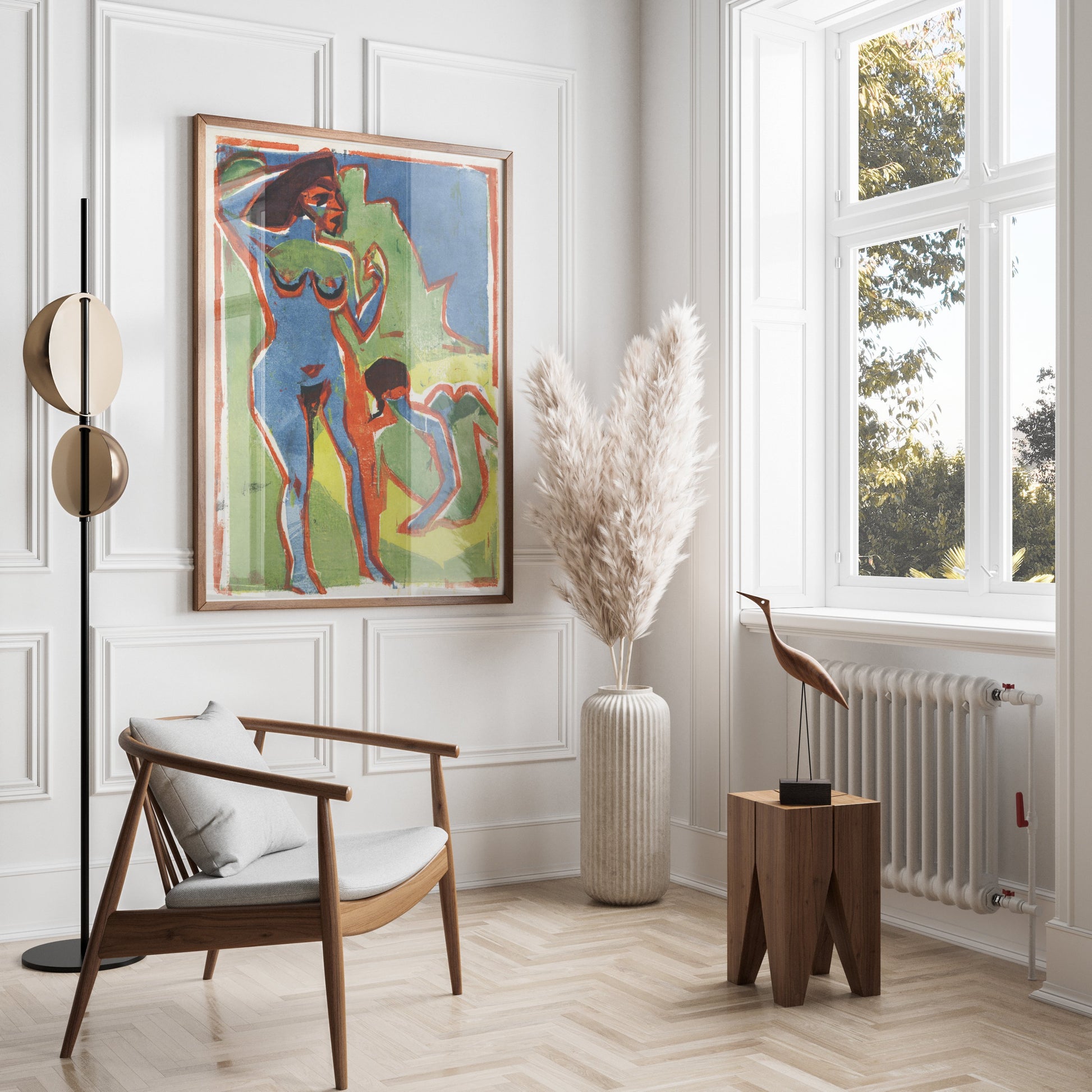 Premium Poster of Abstract Expressionist Art Vibrant Colors Wall Art Posters