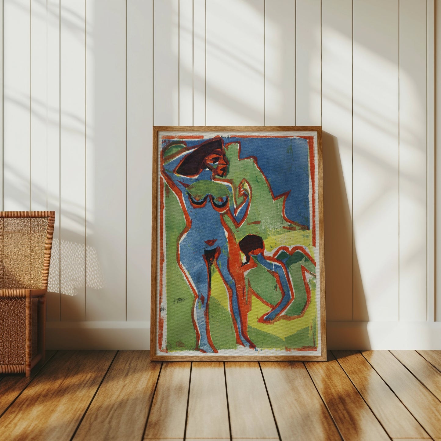 Premium Poster of Abstract Expressionist Art Vibrant Colors Wall Art Posters