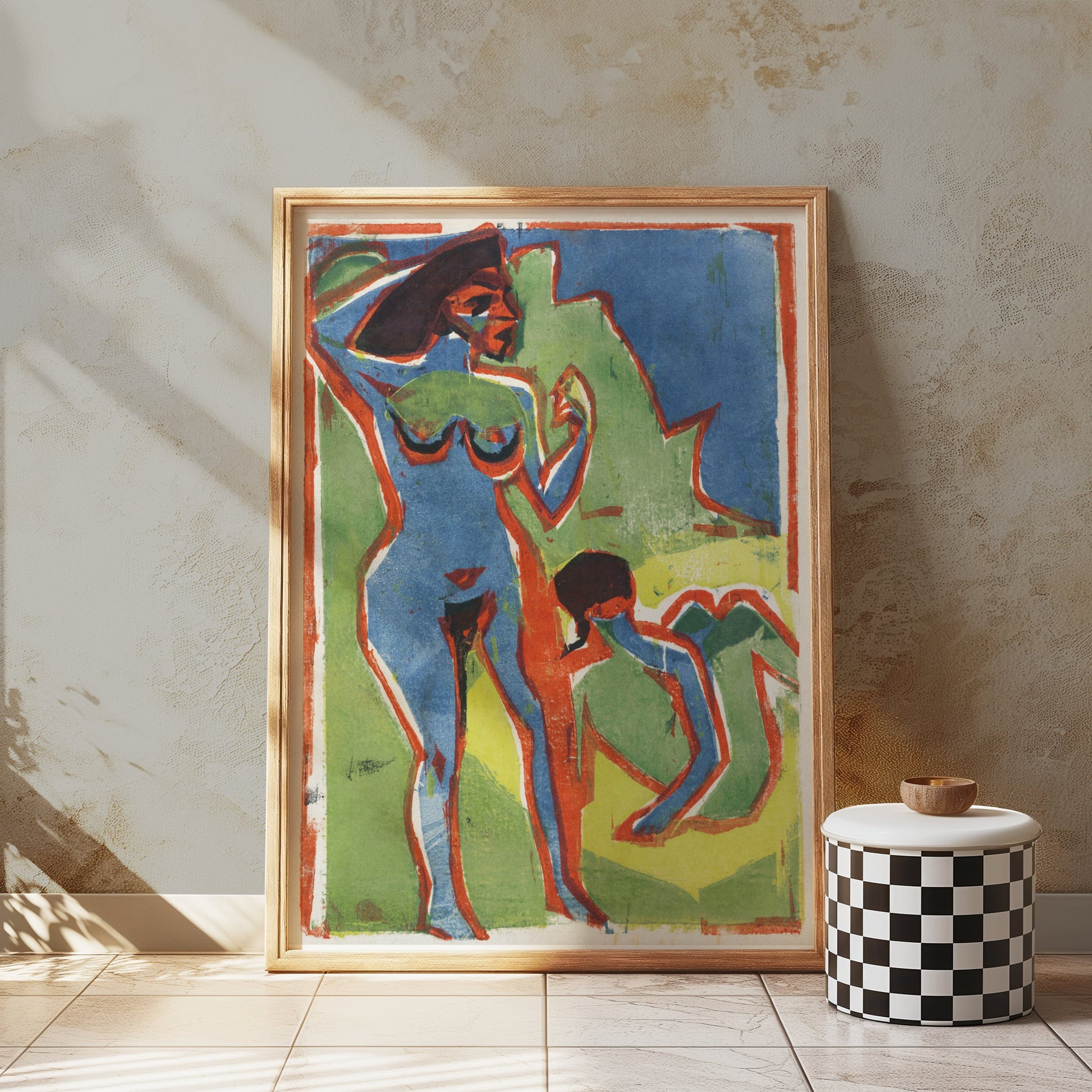 Premium Poster of Abstract Expressionist Art Vibrant Colors Wall Art Posters