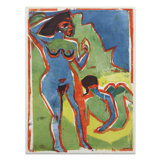 Premium Poster of Abstract Expressionist Art Vibrant Colors Wall Art Posters