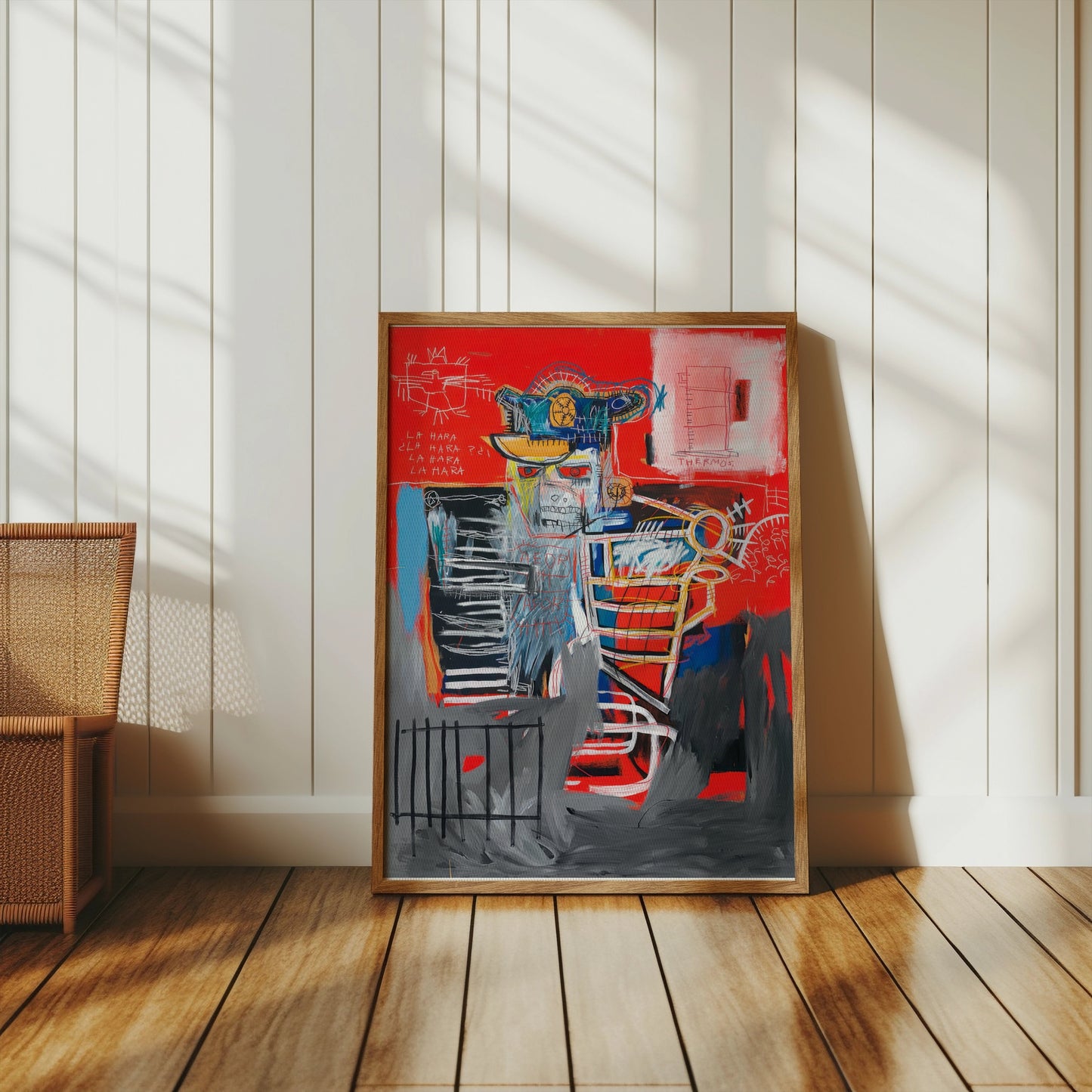 Premium Poster of Abstract Expressionist Inspired Urban Graffiti Wall Art Posters