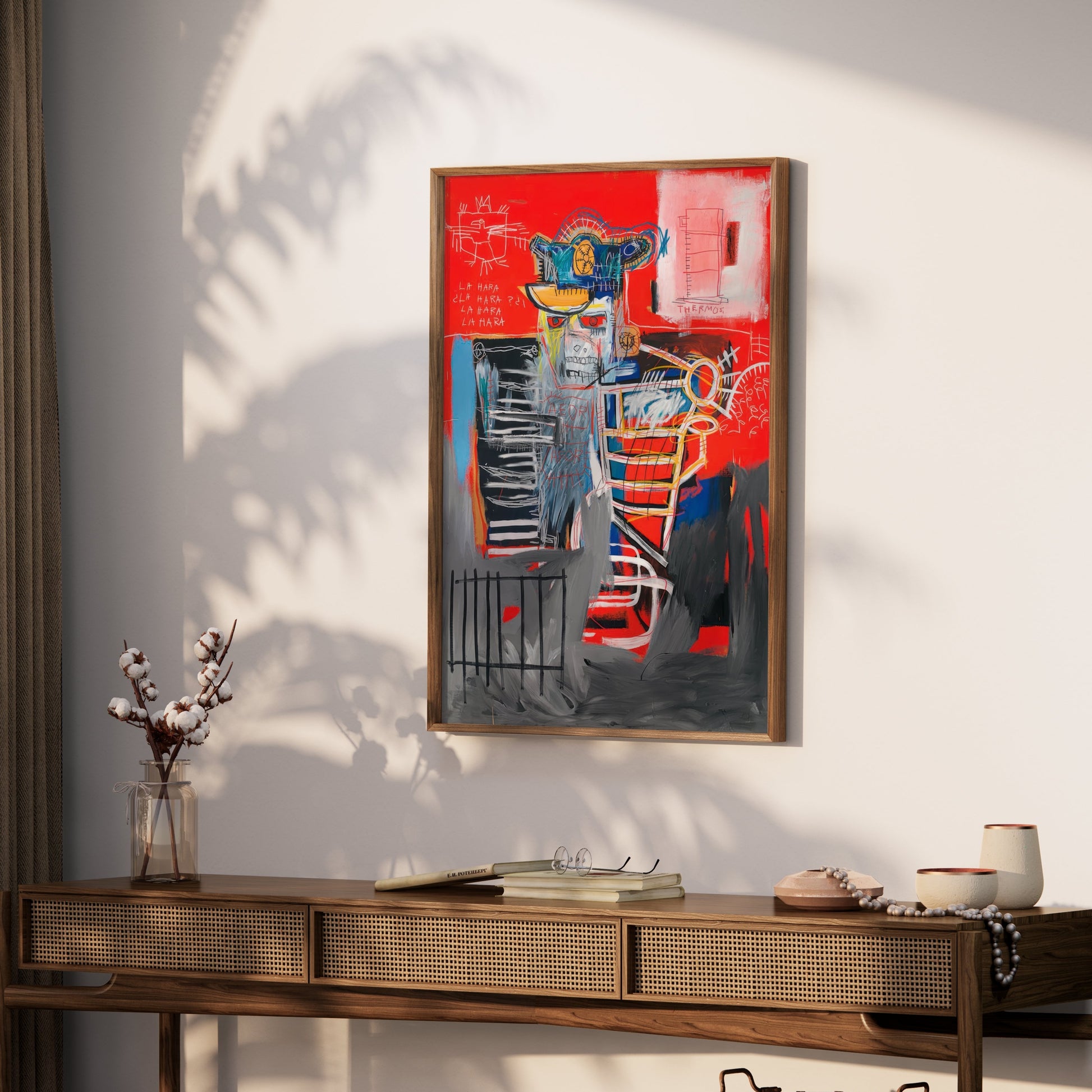Premium Poster of Abstract Expressionist Inspired Urban Graffiti Wall Art Posters