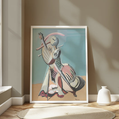 Premium Poster of Abstract Expressionist Style Musician Artwork Posters