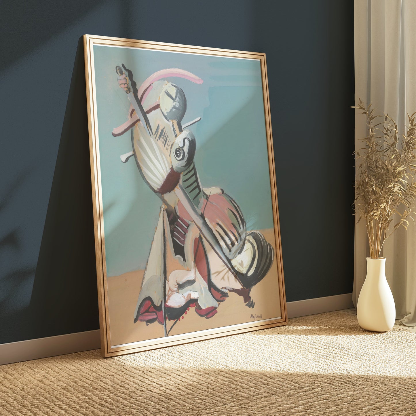 Premium Poster of Abstract Expressionist Style Musician Artwork Posters