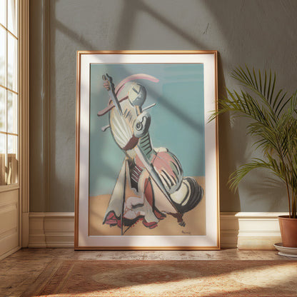 Premium Poster of Abstract Expressionist Style Musician Artwork Posters