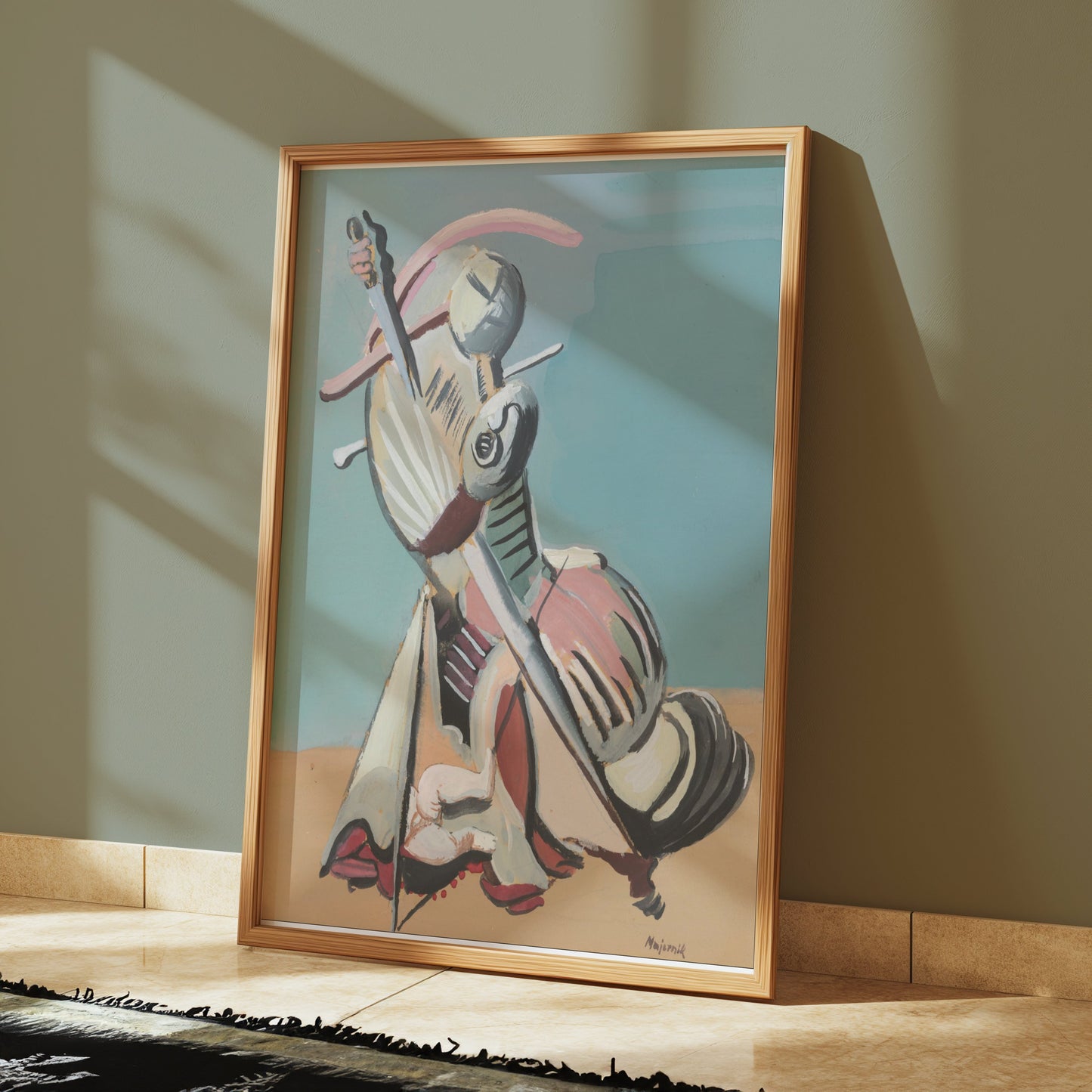 Premium Poster of Abstract Expressionist Style Musician Artwork Posters