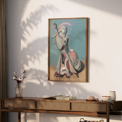 Premium Poster of Abstract Expressionist Style Musician Artwork Posters