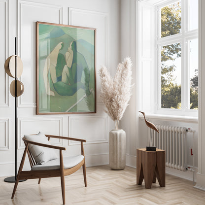 Premium Poster of Abstract Figurative Art with Nature Scene Posters