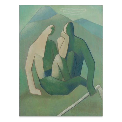 Premium Poster of Abstract Figurative Art with Nature Scene Posters