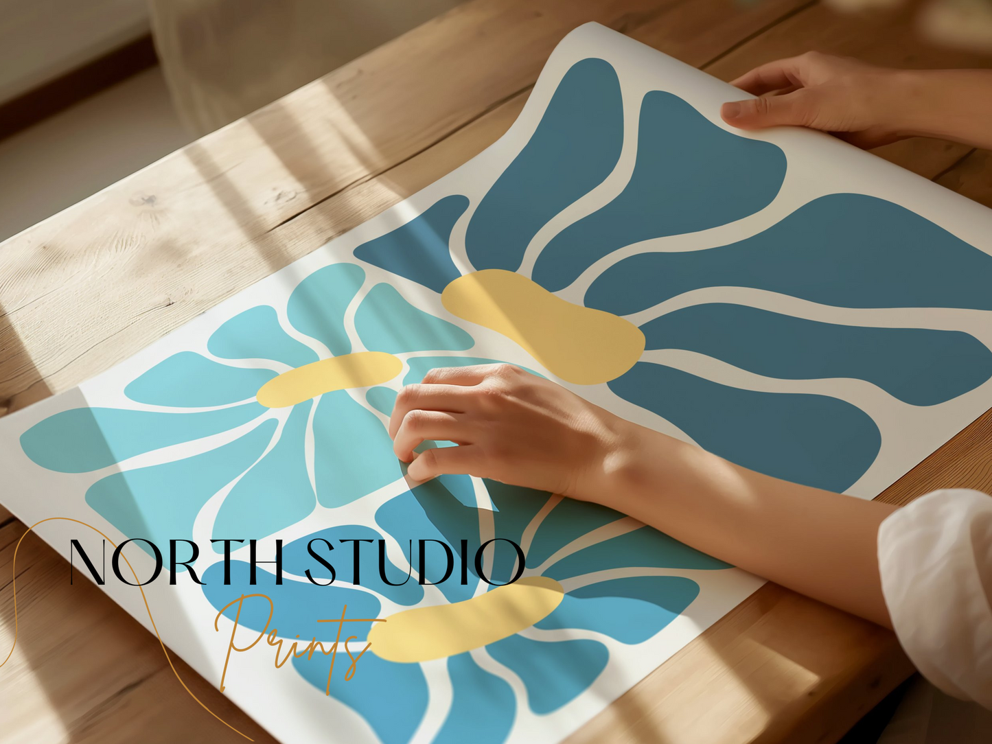 Premium Poster of Abstract Floral Art Design Aesthetic Modern Wall Posters