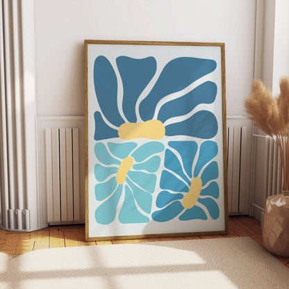 Premium Poster of Abstract Floral Art Design Aesthetic Modern Wall Posters