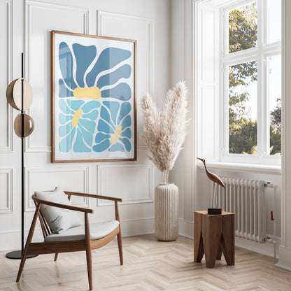 Premium Poster of Abstract Floral Art Design Aesthetic Modern Wall Posters