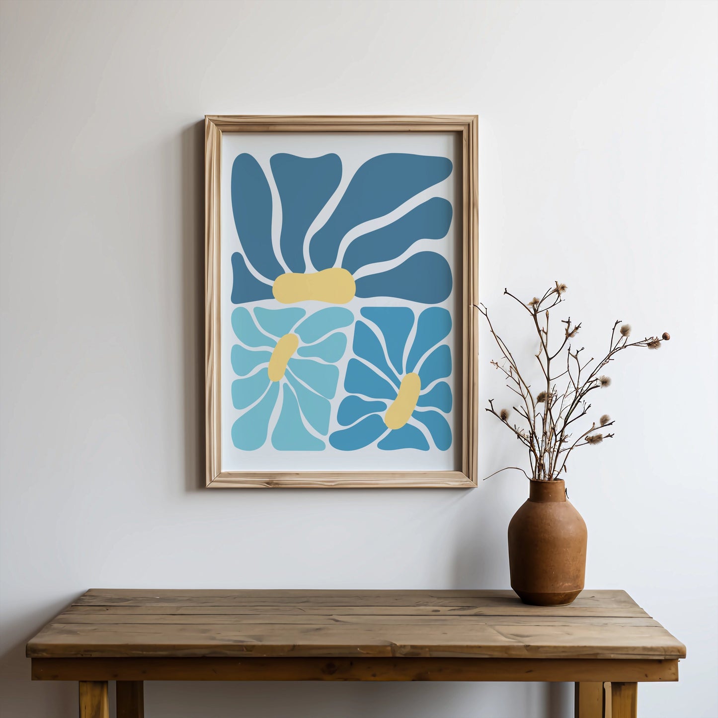 Premium Poster of Abstract Floral Art Design Aesthetic Modern Wall Posters