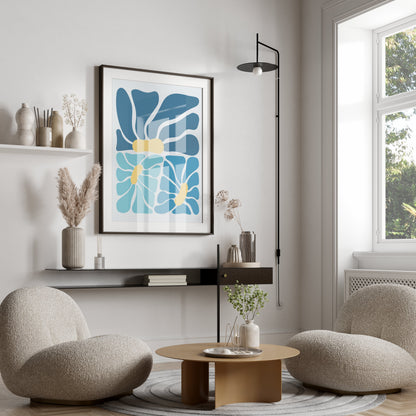 Premium Poster of Abstract Floral Art Design Aesthetic Modern Wall Posters