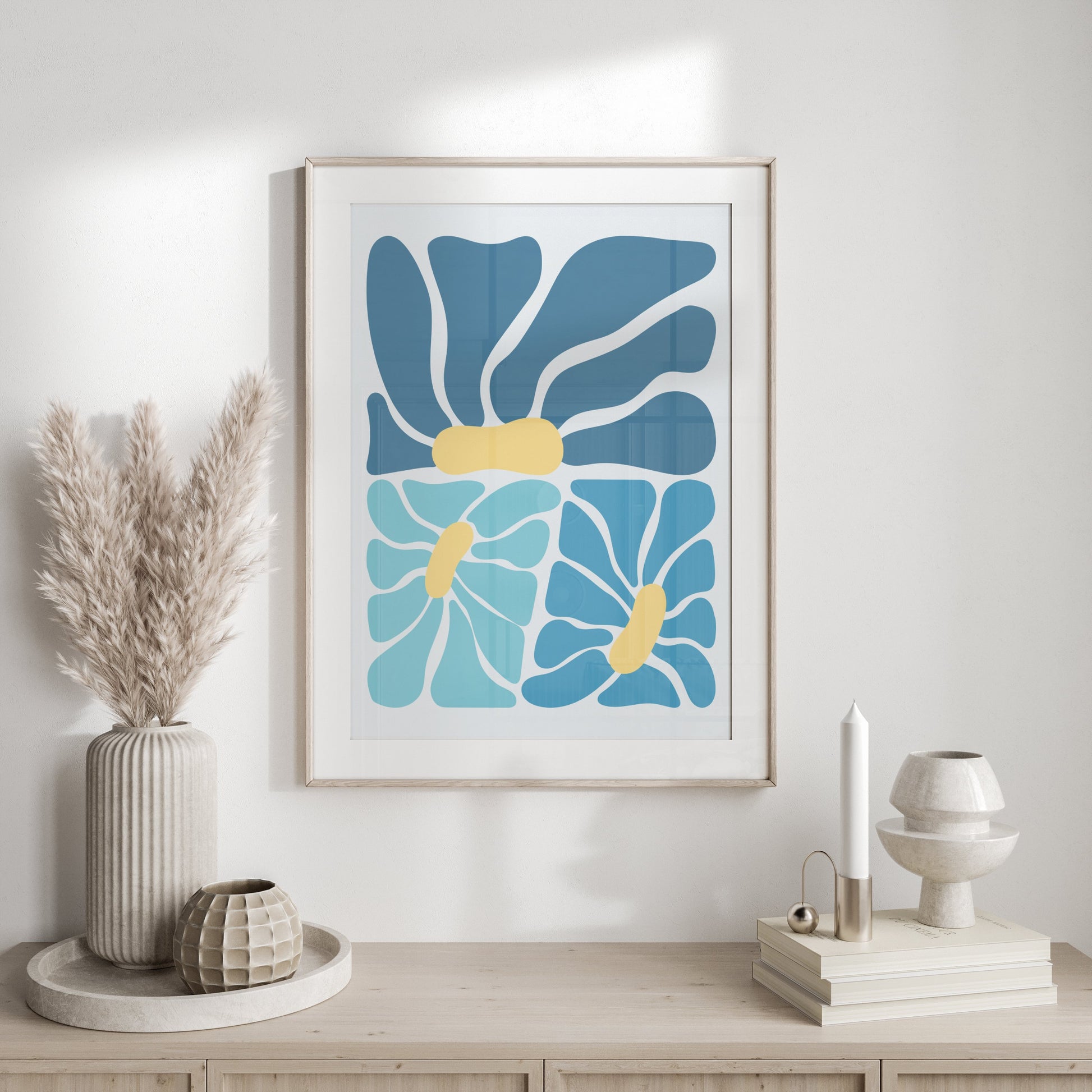 Premium Poster of Abstract Floral Art Design Aesthetic Modern Wall Posters