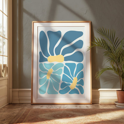 Premium Poster of Abstract Floral Art Design Aesthetic Modern Wall Posters