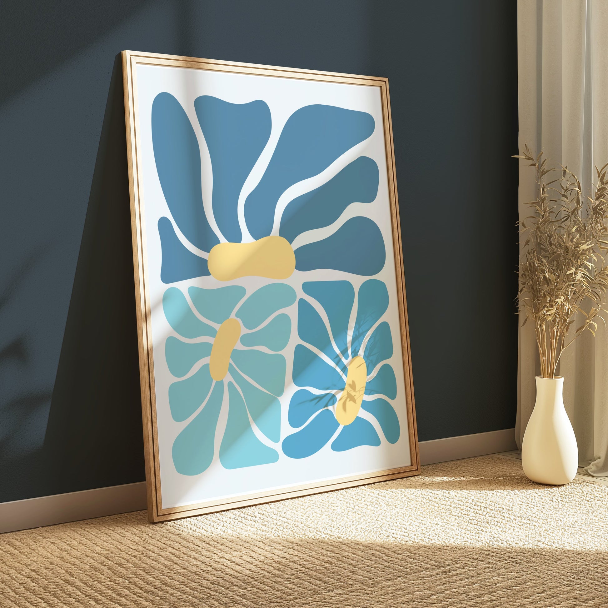 Premium Poster of Abstract Floral Art Design Aesthetic Modern Wall Posters
