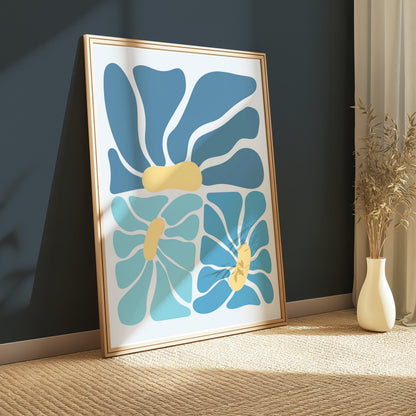 Premium Poster of Abstract Floral Art Design Aesthetic Modern Wall Posters