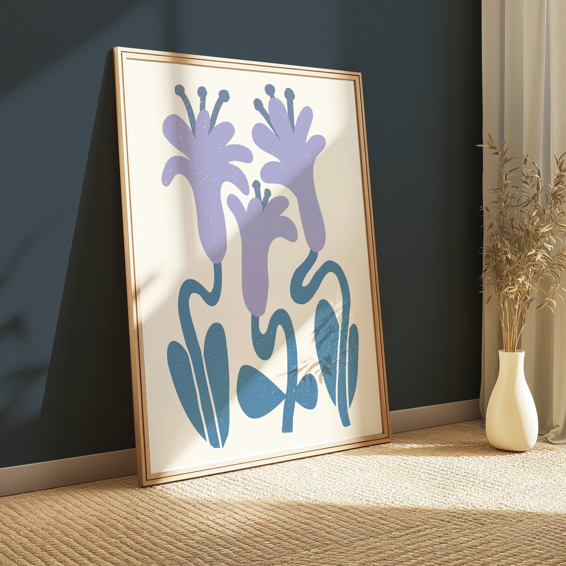 Premium Poster of Abstract Floral Art Lily Design Posters