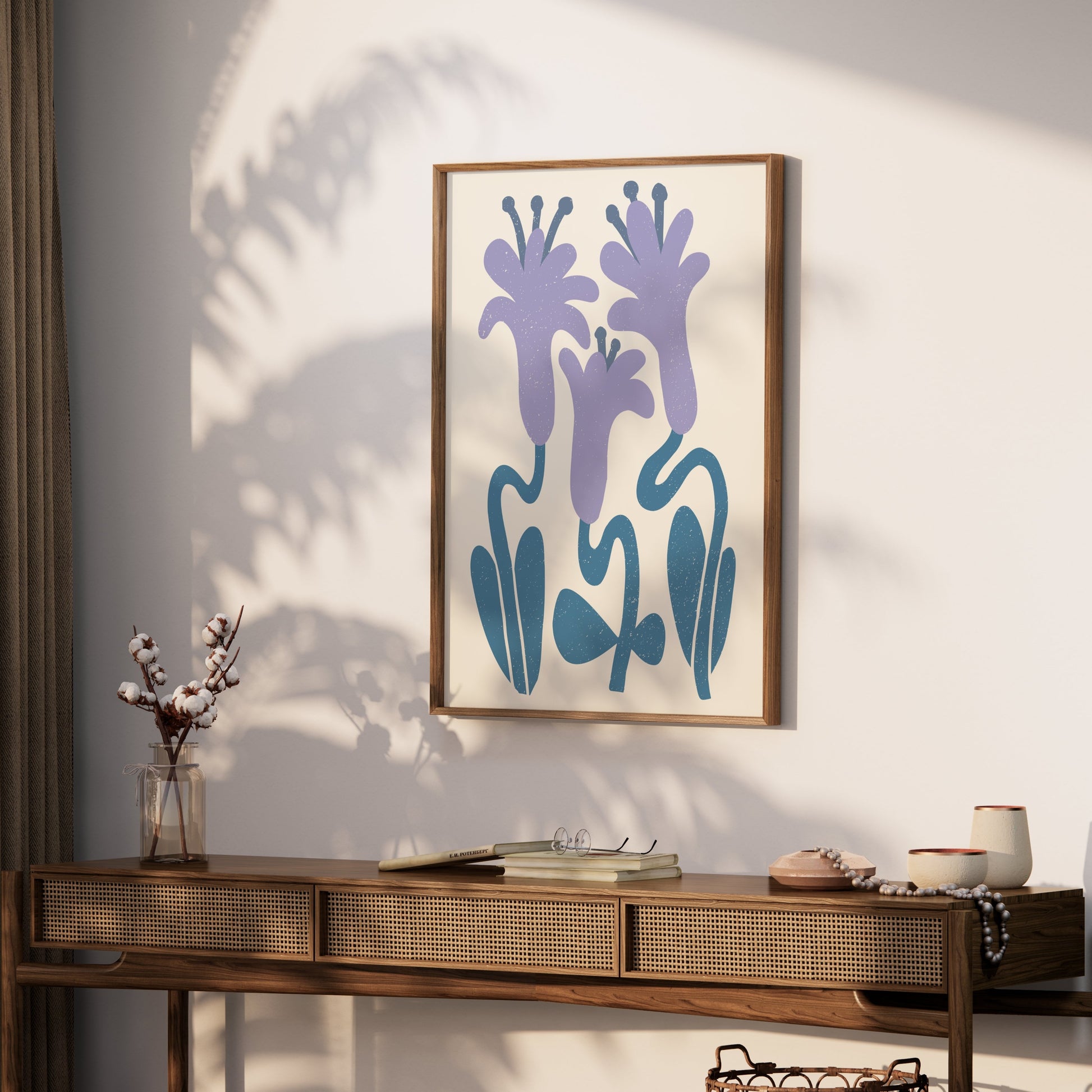 Premium Poster of Abstract Floral Art Lily Design Posters