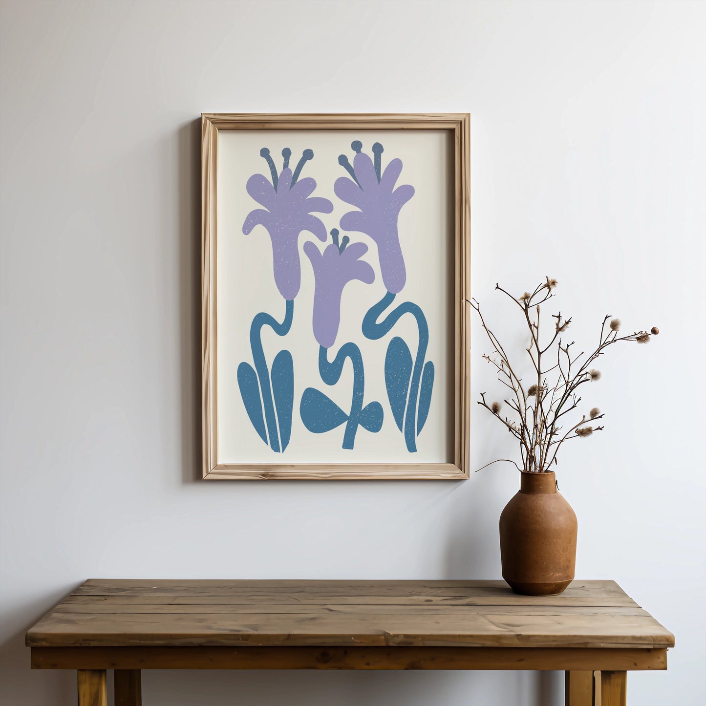 Premium Poster of Abstract Floral Art Lily Design Posters